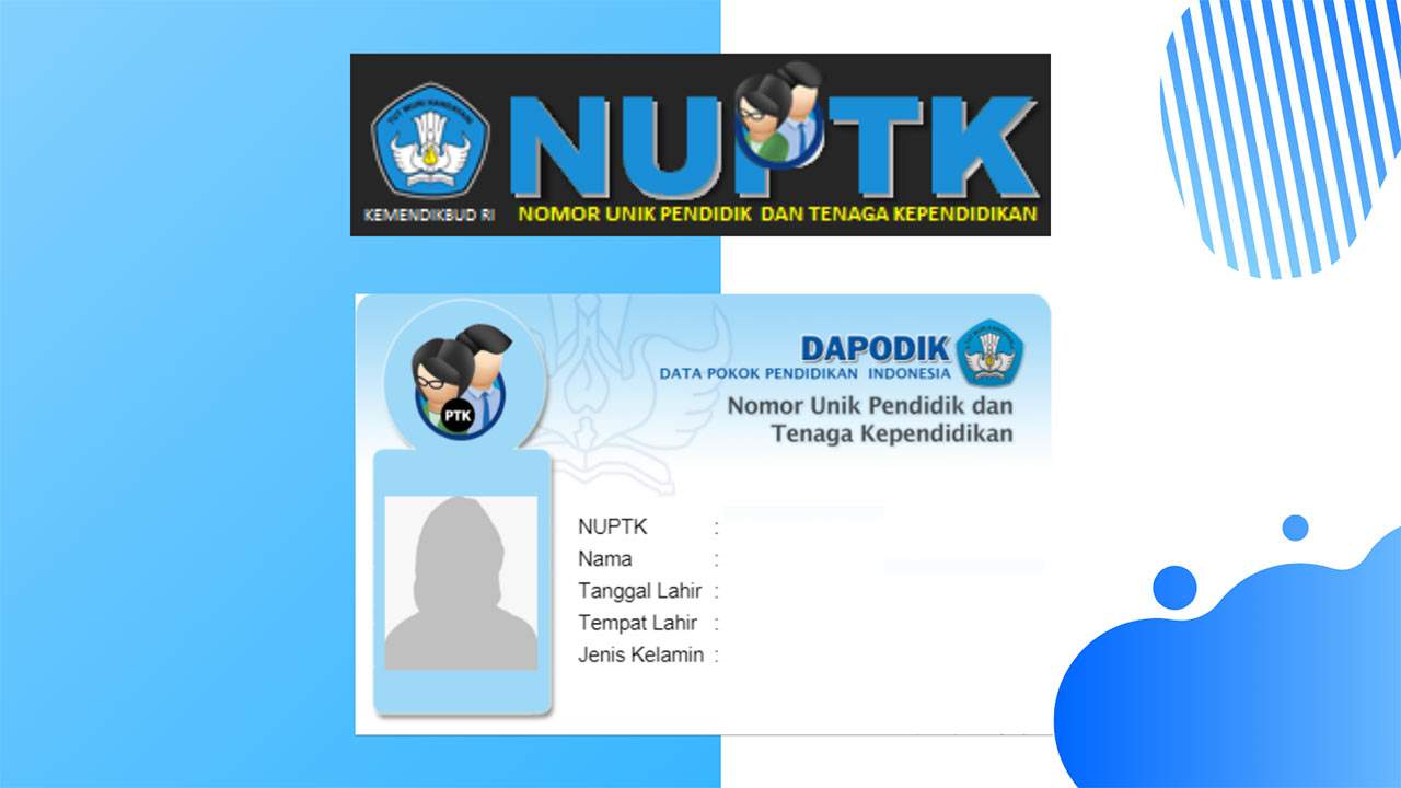 ilustrasi kartu NUPTK
