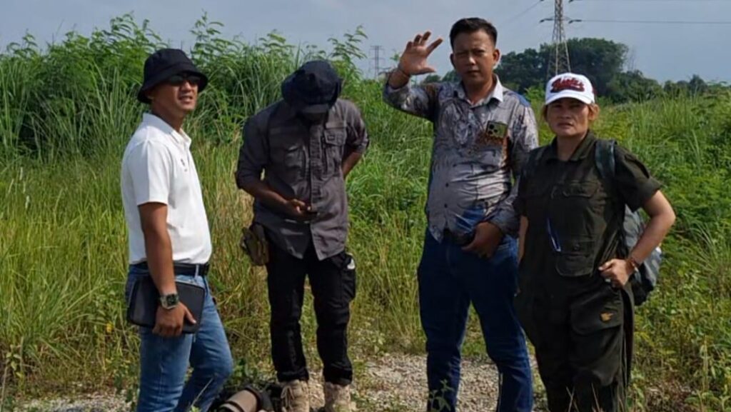 Tim Persatin saat meninjau lokasi konservasi