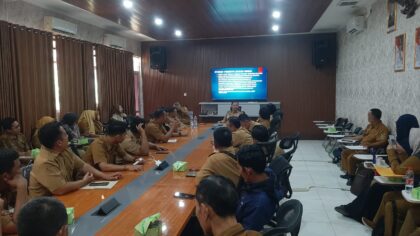 rapat Kepala Sekolah di Kantor Disdikpora Karawang