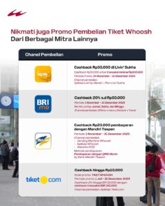 Promo Tiket Whoosh Nataru