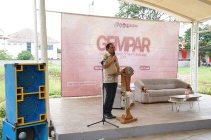 Ketua DPRD Karawang saat sambutan dalam acara PII