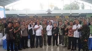 Lepas sambut DanYonif 305/Tengkorak Karawang