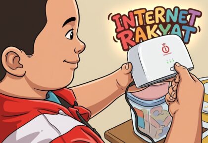 Internet Rakyat resmi aktif di Klari, Kota Baru, Karawang Barat, dan Cikampek — nikmati 100 Mbps hanya Rp100 ribu/bulan, tanpa biaya pasang, gratis modem untuk pelanggan baru.