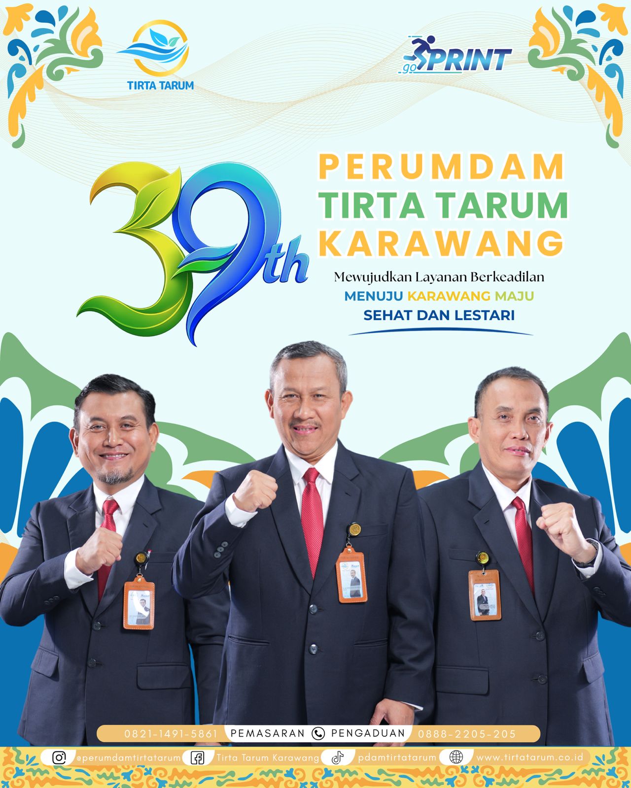 39 tahun mengalir bersama masyarakat Karawang