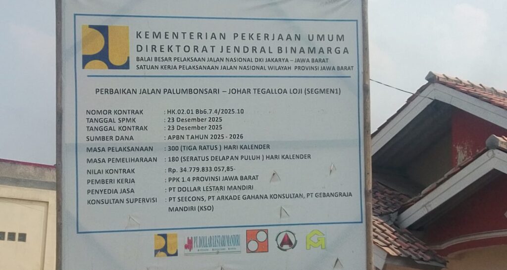 Kendala Fiskal, Proyek Rp34 Miliar Jalan Pangkalan Karawang Terhenti 1 Proyek Jalan Badami-Loji Rp34 miliar di Pangkalan Karawang mangkrak, Karang Taruna desak evaluasi PT Dollar Lestari Mandiri.