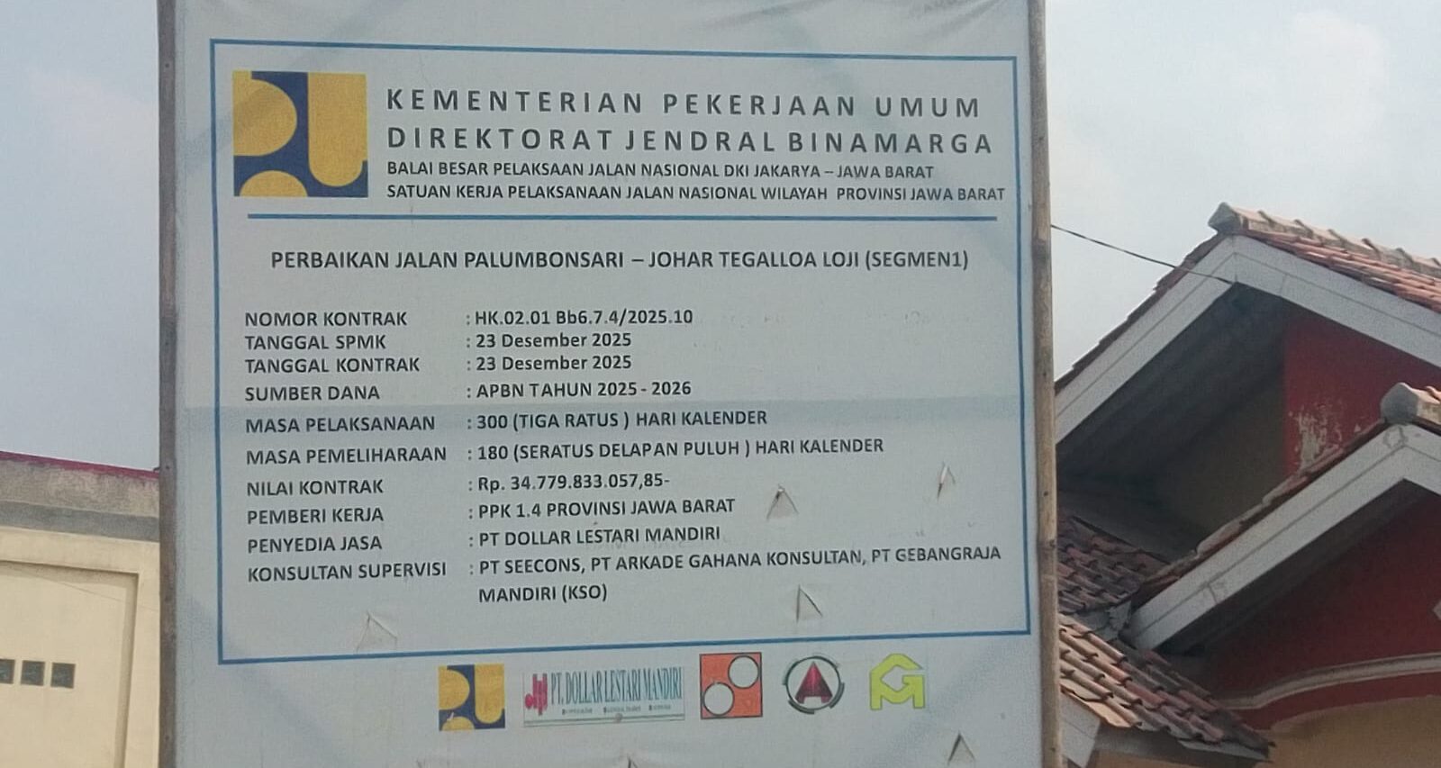 Kendala Fiskal, Proyek Rp34 Miliar Jalan Pangkalan Karawang Terhenti 1 Proyek Jalan Badami-Loji Rp34 miliar di Pangkalan Karawang mangkrak, Karang Taruna desak evaluasi PT Dollar Lestari Mandiri.