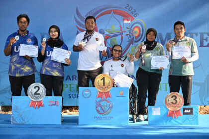 Ken Swagumilang raih dua emas di Para-meter Archery Indonesia Open 2026, antar tim panahan Indonesia jadi juara umum jelang Asian Para Games.
